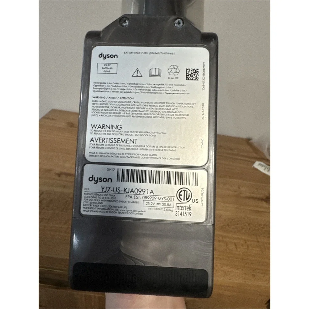 Dyson V10 Cyclone SV12 Small Main Body + Dust Bin + Battery – OEM
